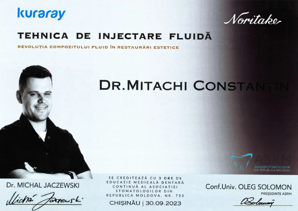 Dr. Mitachi qualification certificate 2